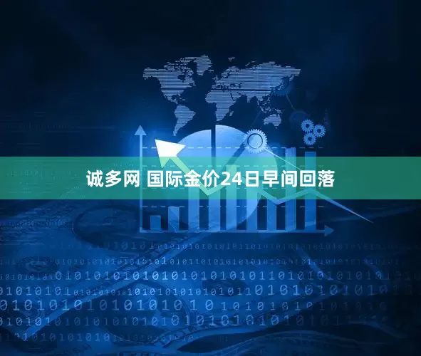 诚多网 国际金价24日早间回落