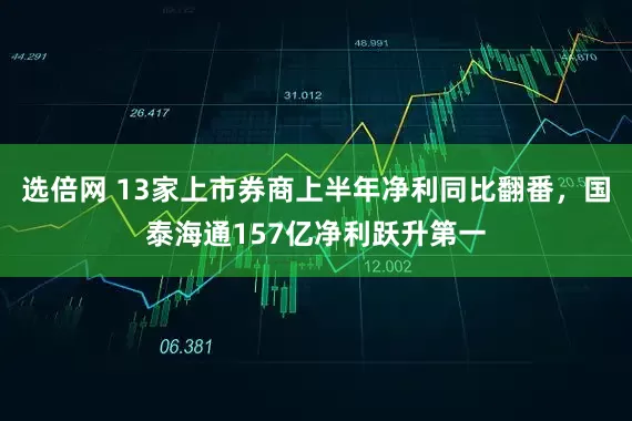 选倍网 13家上市券商上半年净利同比翻番，国泰海通157亿净利跃升第一